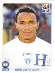 Julio Cesar Leon Honduras samolepka Panini World Cup 2010 #615